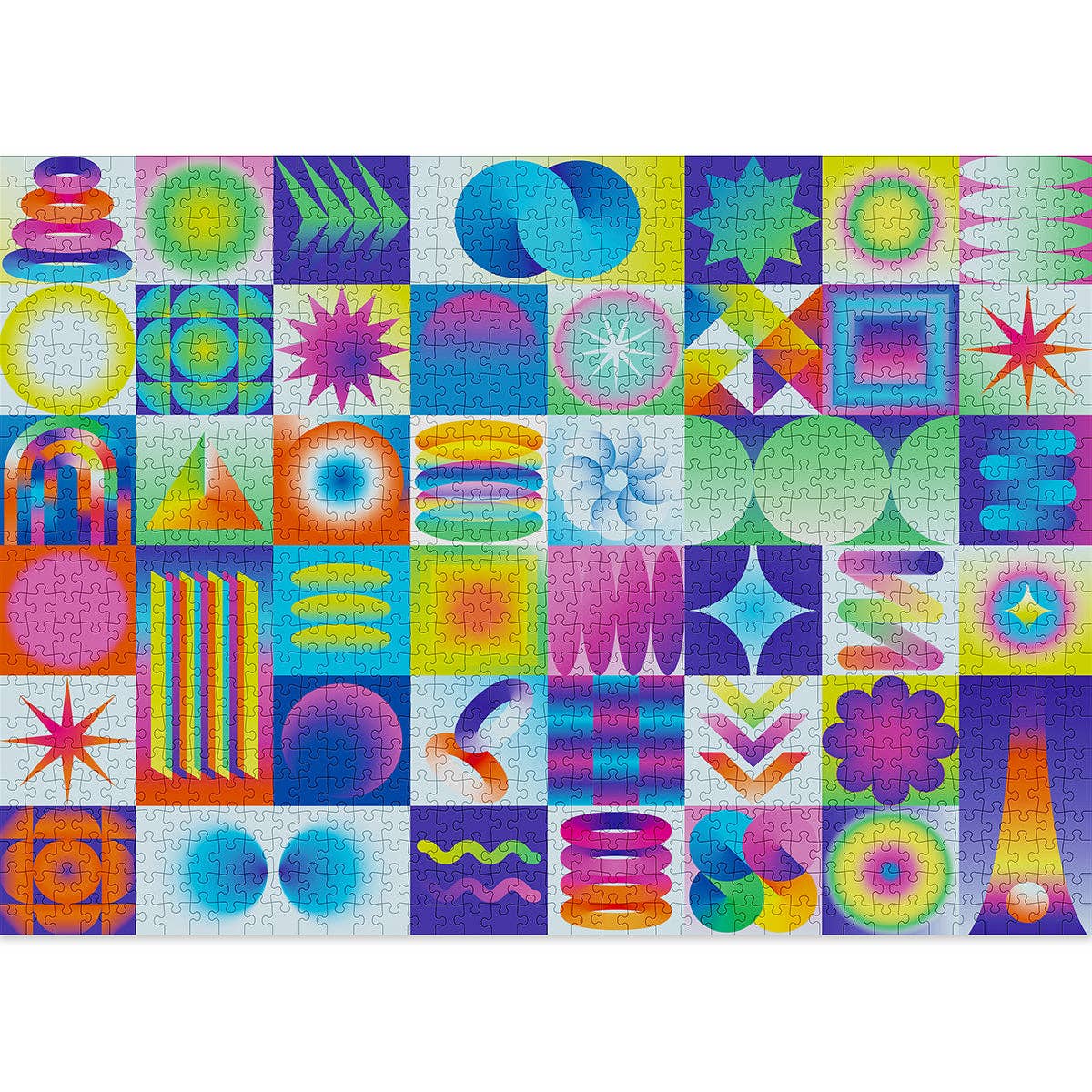 Haze | Puzzle mit 1000 Teilen im Neon-Gradient Style