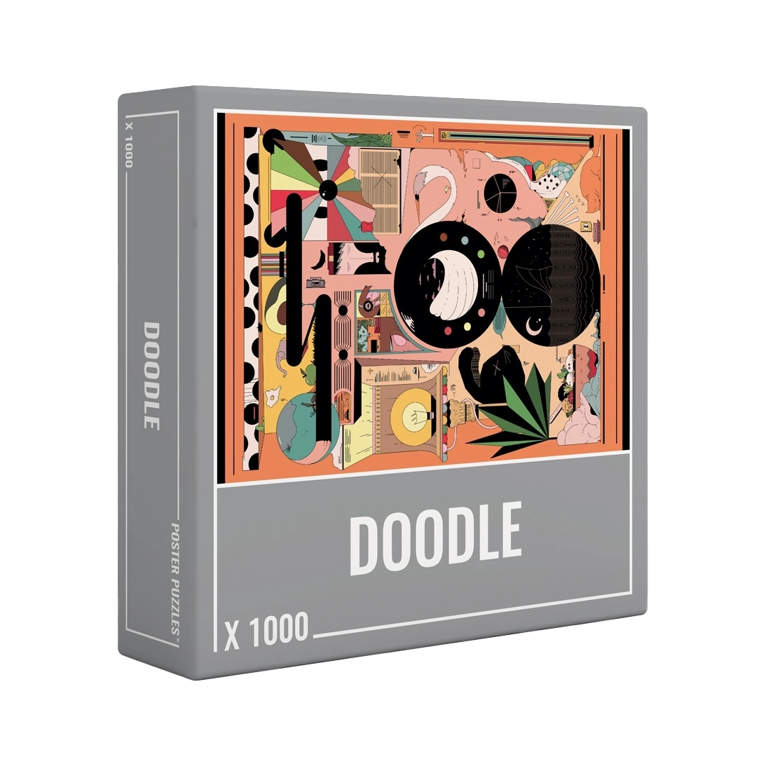 Cloudberries Doodle 1000-teiliges Puzzlespiel