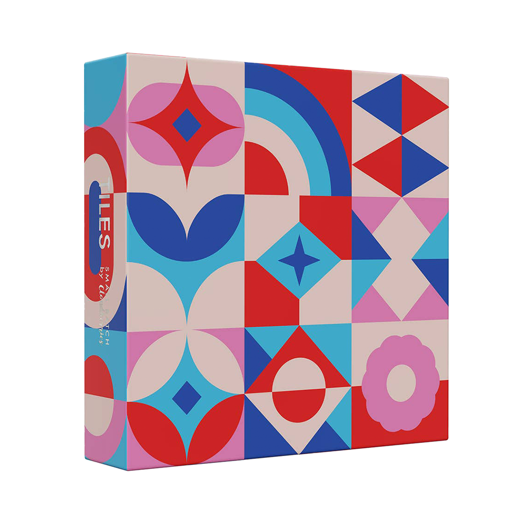 Tiles | Puzzle mit Design-Kacheln in blau & rosa Tönen