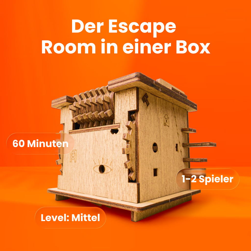 Cluebox 1: Schrödinger’s Cat Rätsel-Box
