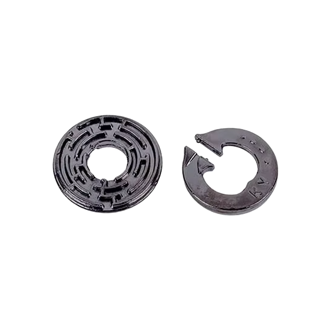 Metall Labyrinth Puzzle – Geduldspiel mit ineinander greifenden Ringen