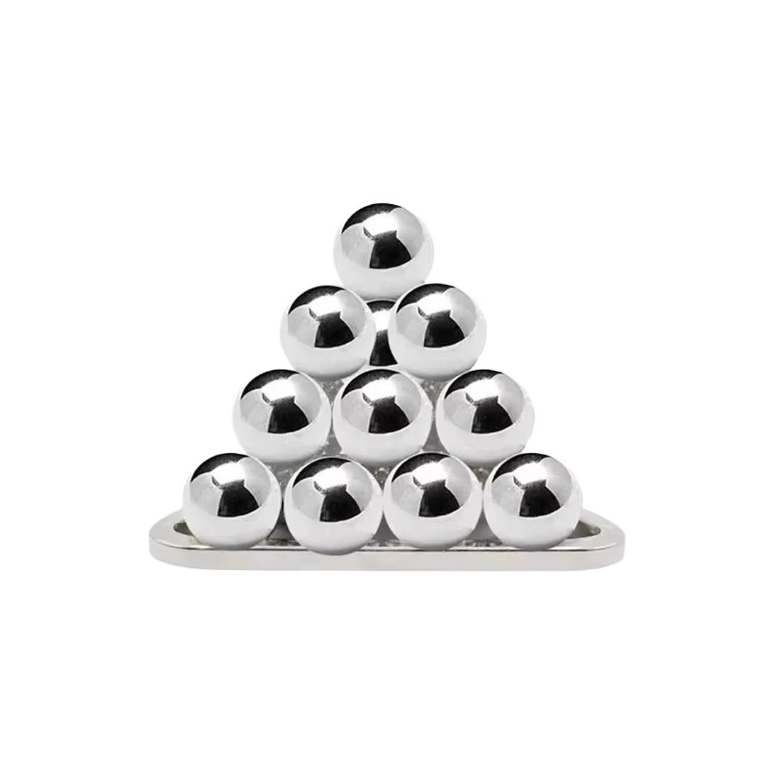 Kugel-Pyramide Geduldsspiel aus Metall