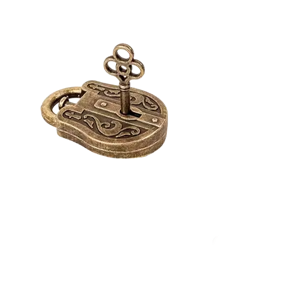 Schlossrätsel Geduldsspiel aus Metall