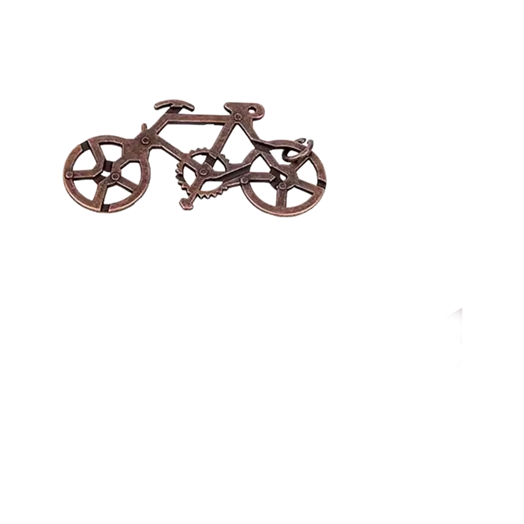 Fahrrad-Rätsel Geduldsspiel aus Metall