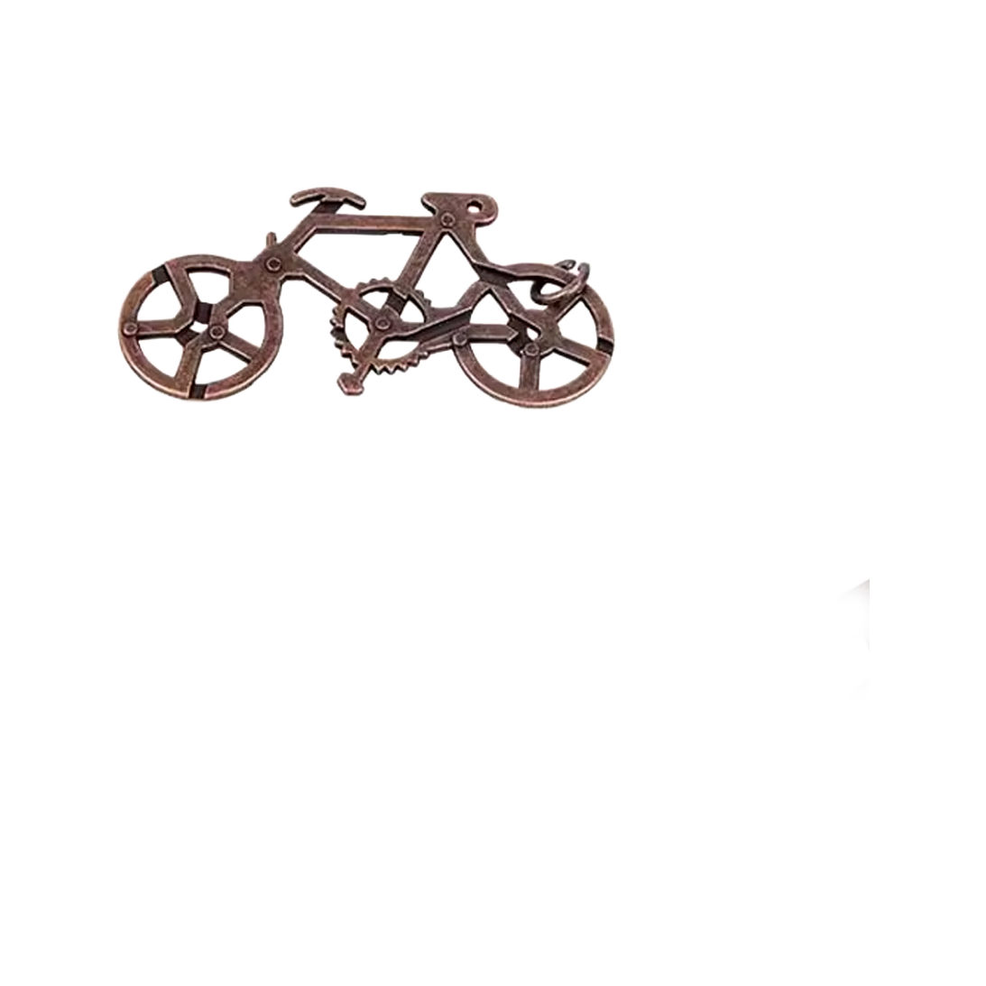 Metall-Geduldsspiel „Fahrrad-Rätsel“ – Knobelspaß im Retro-Bike-Design