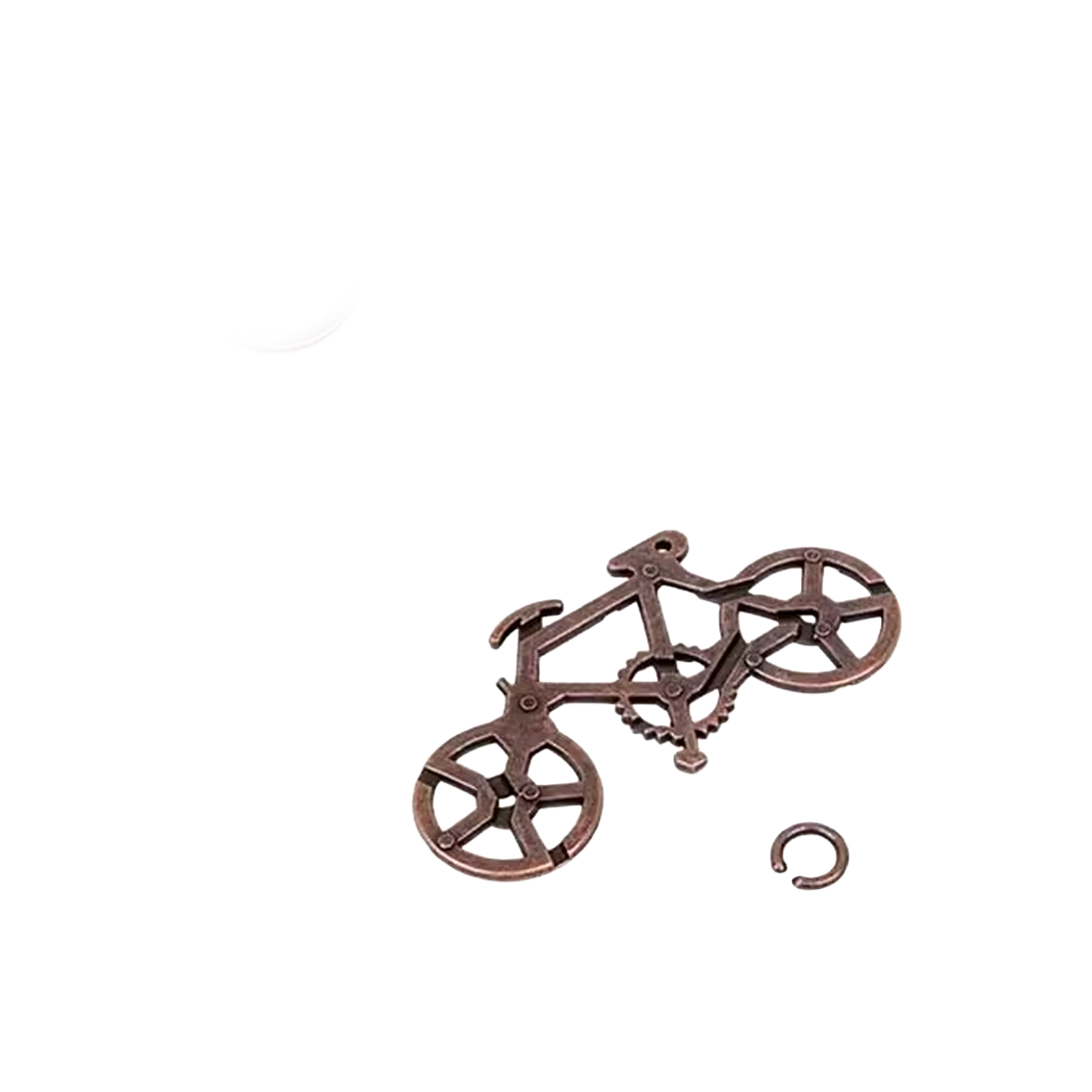 Metall-Geduldsspiel „Fahrrad-Rätsel“ – Knobelspaß im Retro-Bike-Design