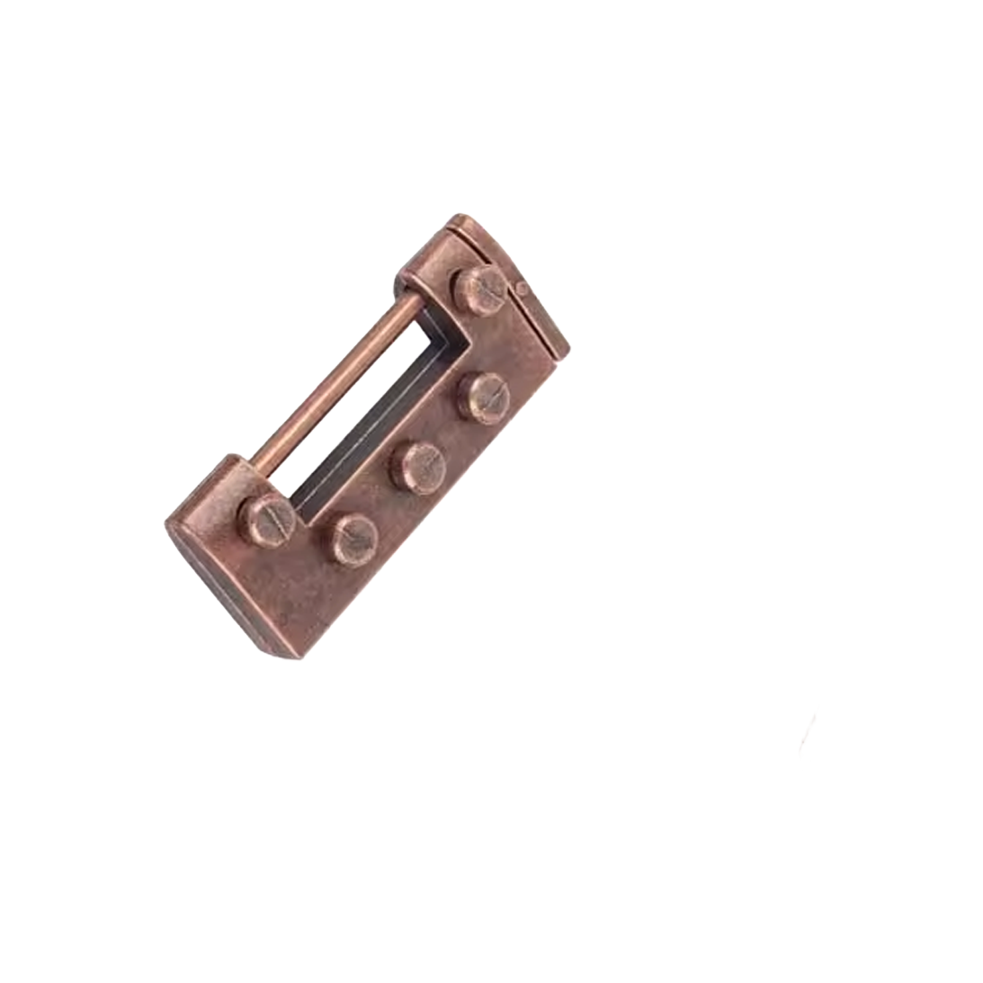 Metall-Geduldsspiel „Bolzenrätsel“ – Knacke das Geheimnis der Steampunk-Stange