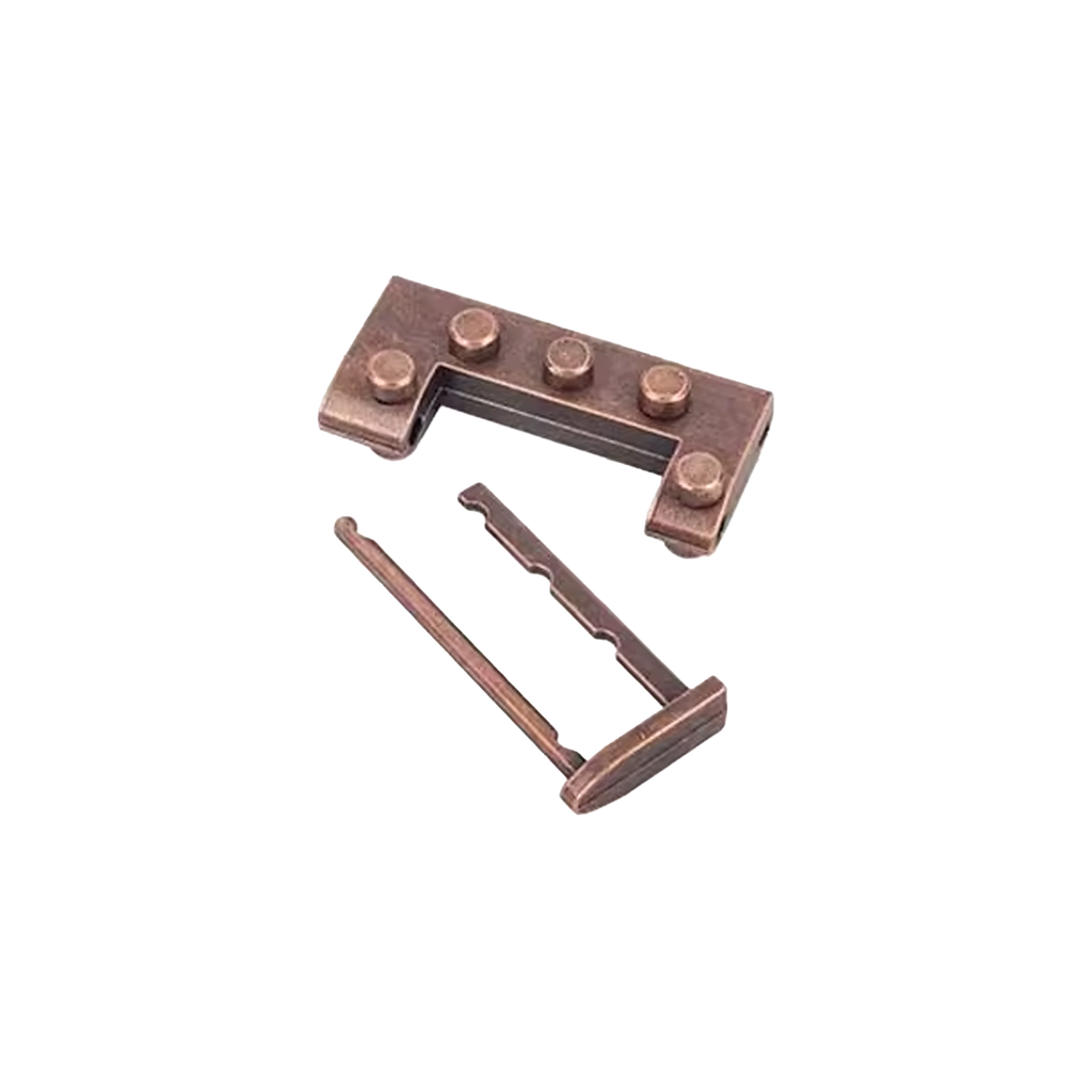 Bolzenrätsel Geduldsspiel aus Metall